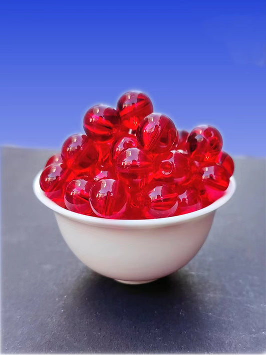 Original color glass beads (transparent)